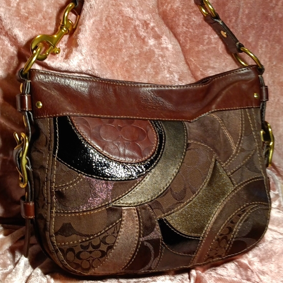 Coach Bags Euc Coach Patchwork Zoe Leather Shoulder Bag F873 Poshmark